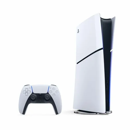 PlayStation 5 Console Slim Disc – Ultra-Fast SSD, Adaptive Triggers & Game Hub