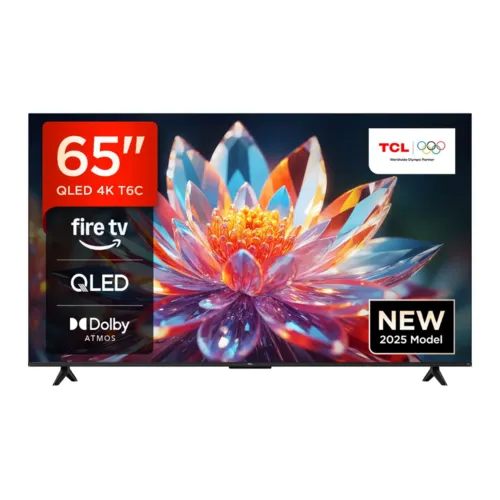 TCL 65 Inch QLED 4K Smart Google TV 65T6C