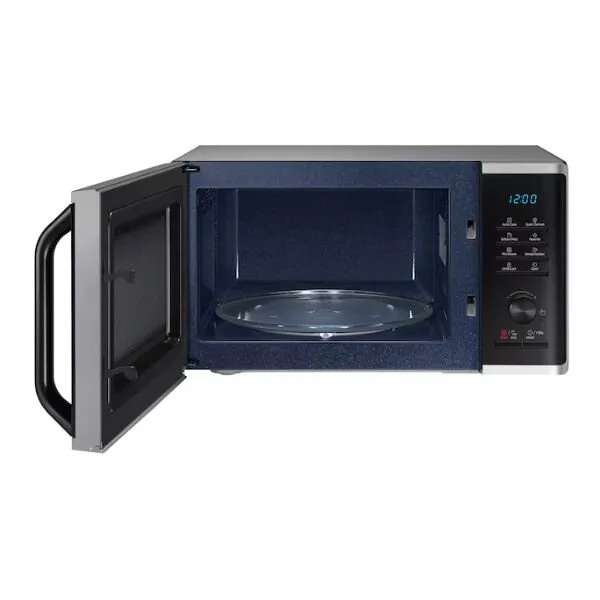 SAMSUNG 23L Solo Microwave - Freestanding, Ceramic Enamel, LED Display, Model MS23K3515AS